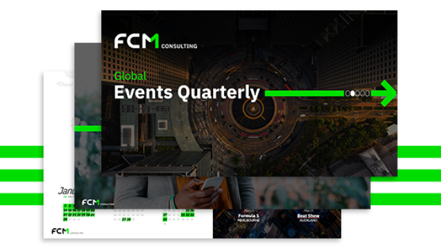 FCM Consulting Global Events Quarterly Guide