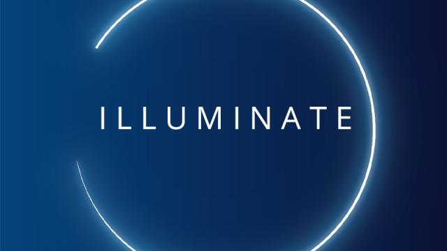 Illuminate in moon outline