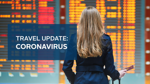Travel Update: Coronavirus Banner