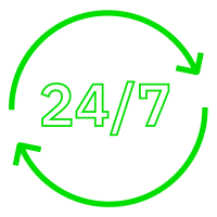 24-7 support icon