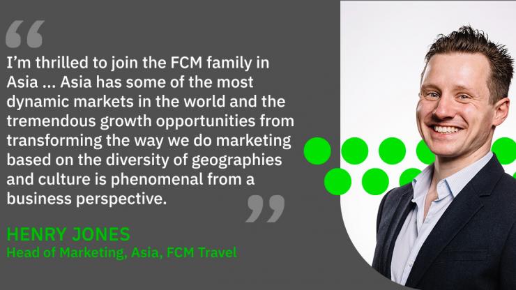 FCM appoints Henry Jones as new Head of Marketing for Asia