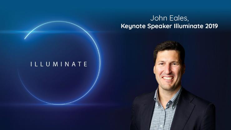 Illuminate banner with image of Guest Speaker: John Eales