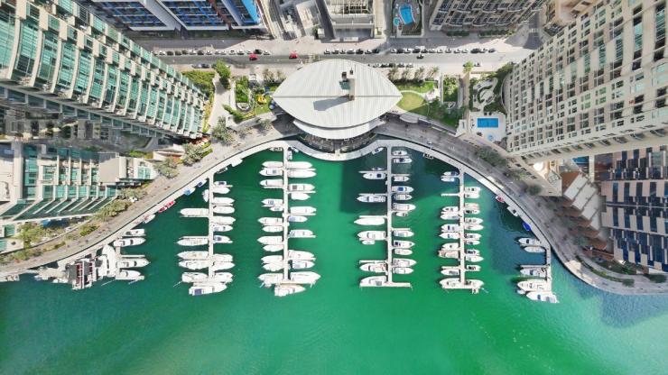 Dubai Marina from above