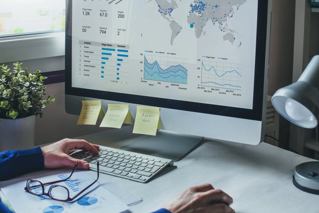 Dashboard con métricas y reportes de desempeño utilizado para analizar indicadores y resultados de un programa de viajes corporativos.