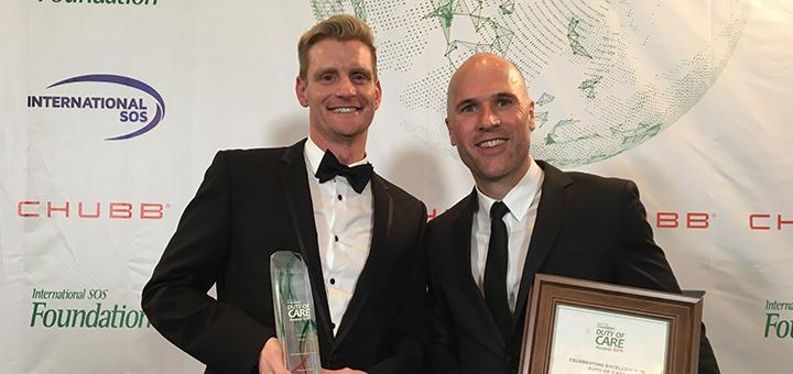 FCM winning award at Duty of Care Awards 2019