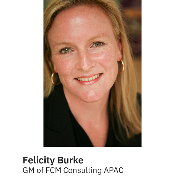 Felicity Burke GM of FCM Consulting APAC headshot