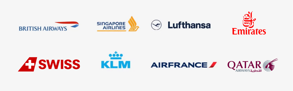 NDC Airlines logos 
