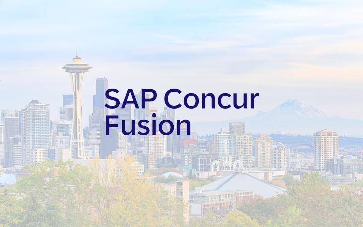 SAP Concur Fusion