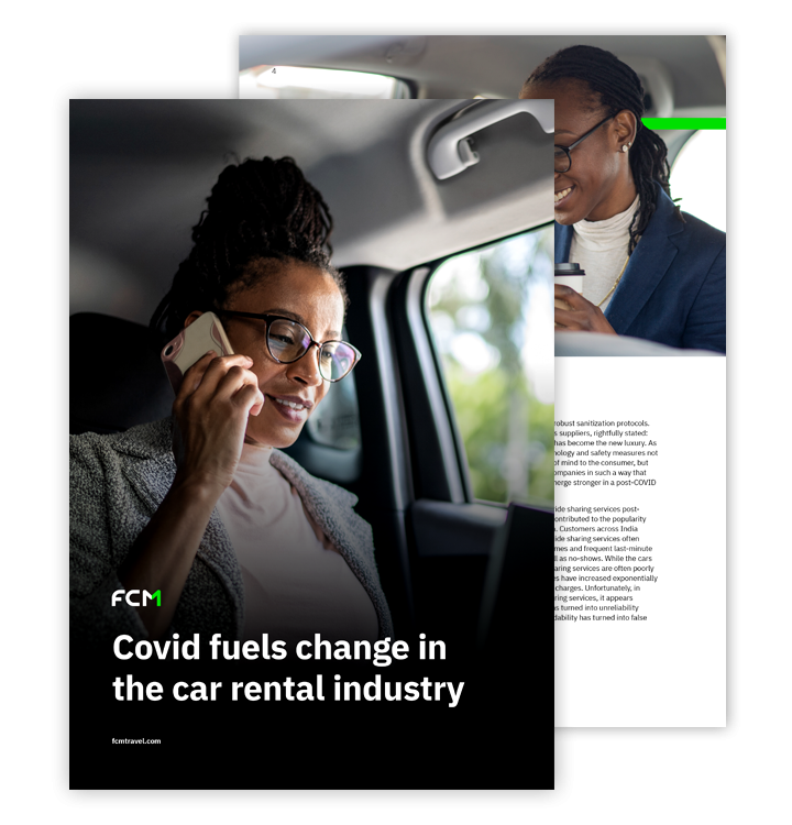 Covid fuels change in he car rental industry