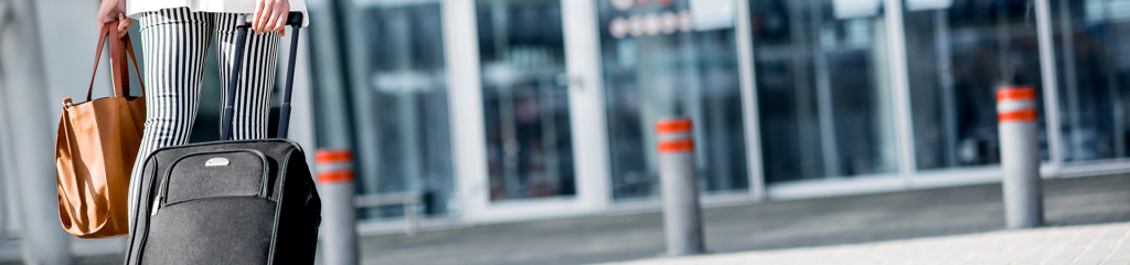Business woman at airport