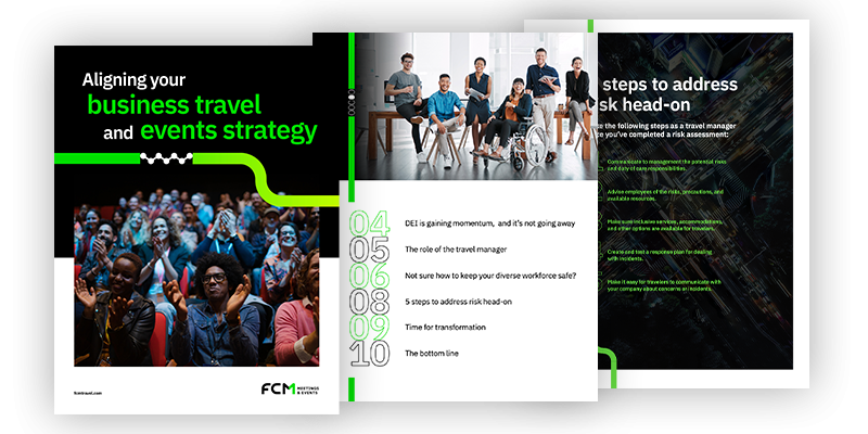 Aligning your business travel and events strategy Guide