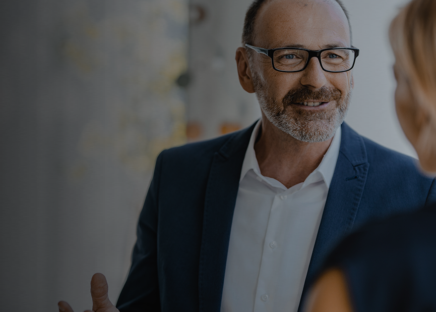 man consulting a woman