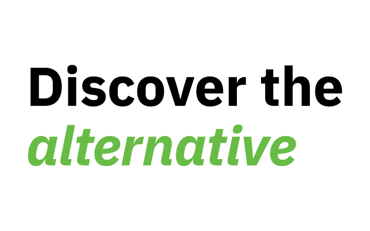 discover the alternative