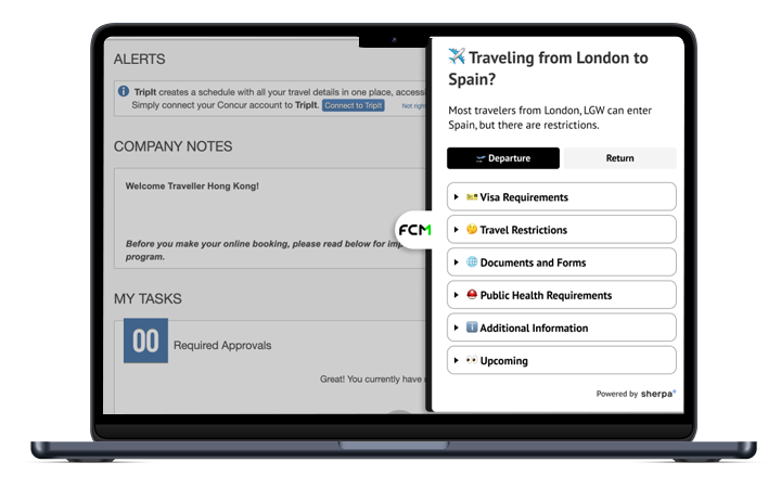 A screenshot of FCM platform