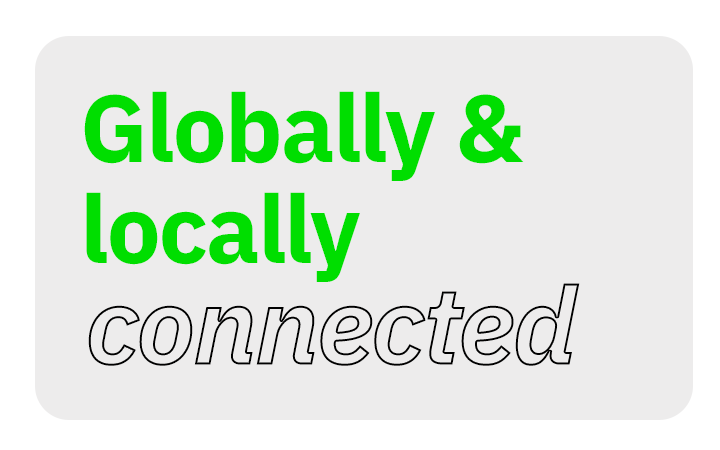 globally and locally connected