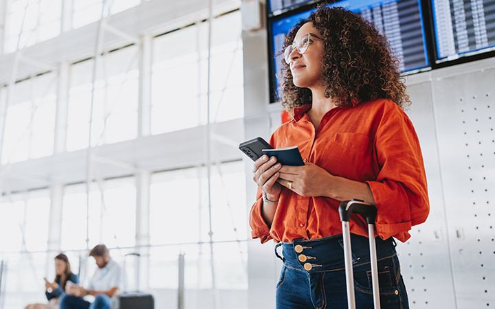 Women in the airport