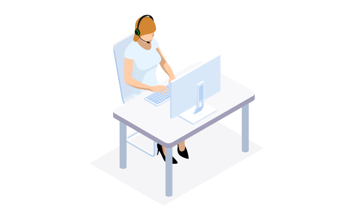 fcm-hw-au-isometric-woman-computer