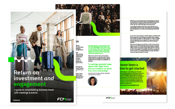 Guide för avkastning på investeringar och engagemang | FCM Meetings & Events