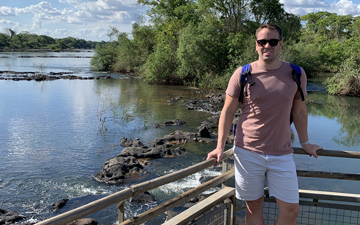 Tom White oversees a group of travel managers