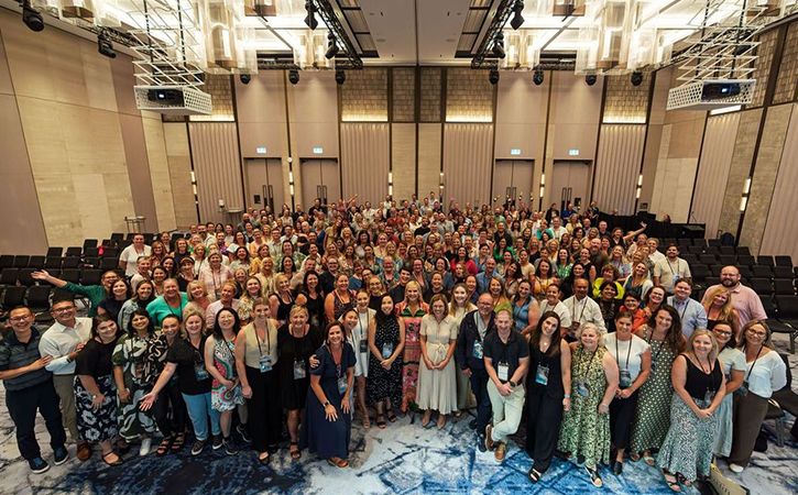 group photo of everyone at an event