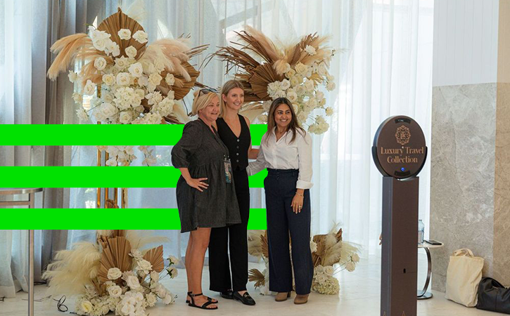 3 ladies standing posing for a photo