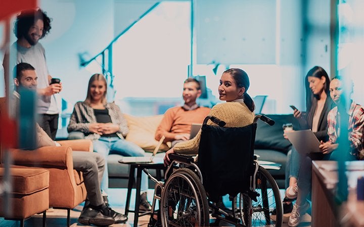 people talking inside a meeting room