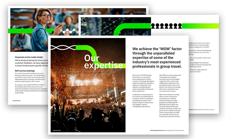 FCM Meetings & Events brochure download