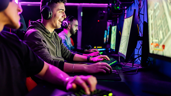 Group of people having fun at an event