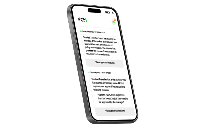 FCM Platform approvals, mobile app notifications