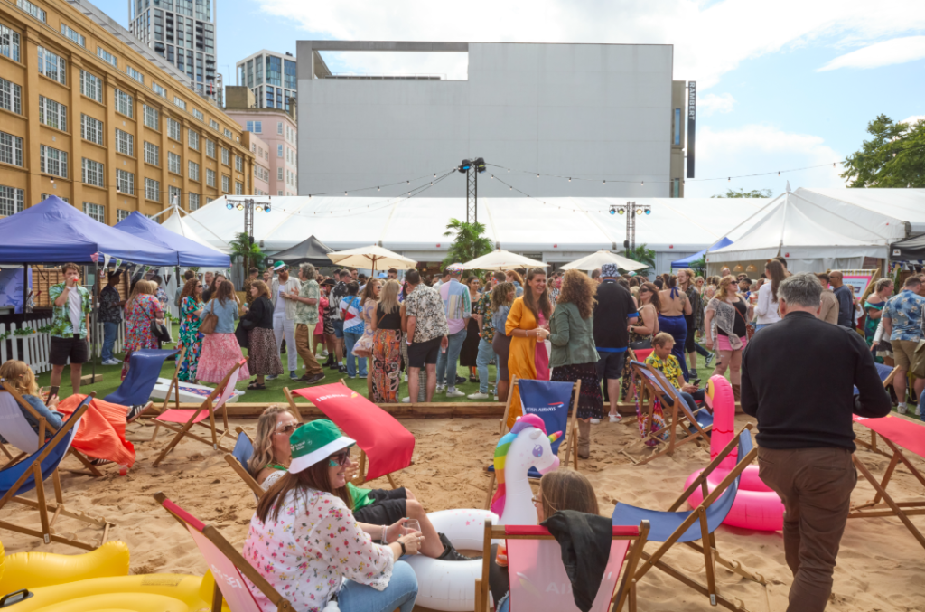 summer party case study beach image