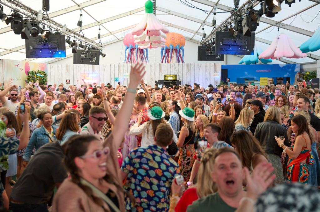 Flight Centre summer party, group image