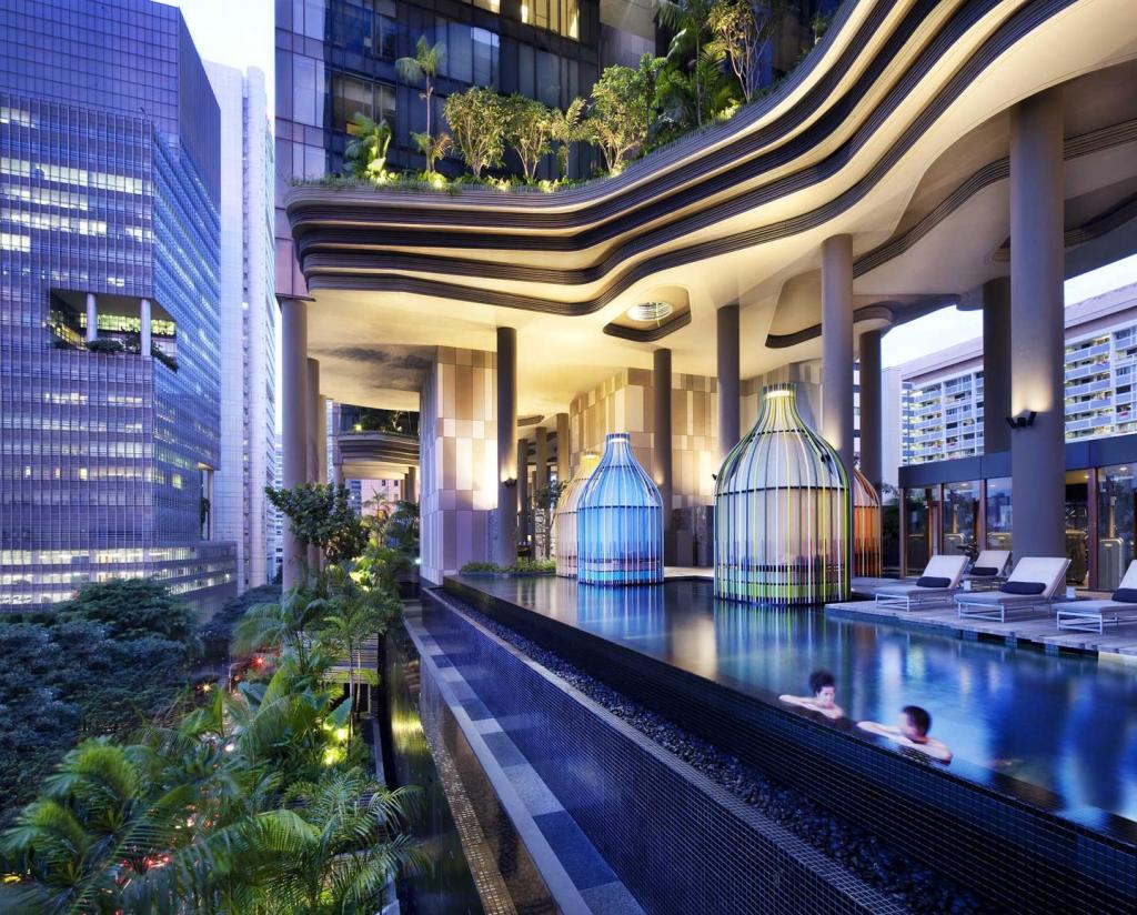 Garden in a hotel Singapore