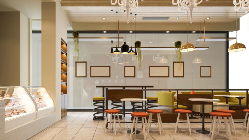 Micro-community hotel lobby