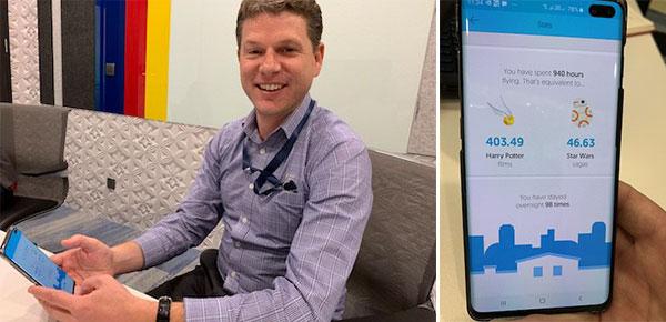 FCM: Sam app in action - gamification built in to improve stickiness