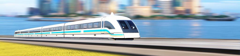 High Speed Train in Shanghai, China