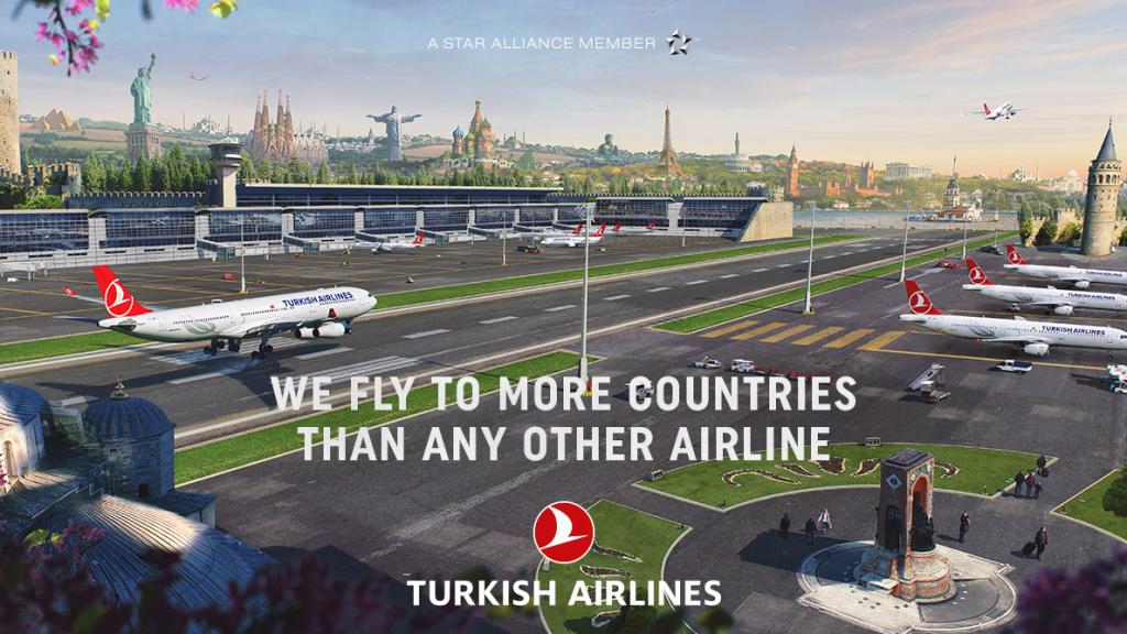 Turkish Airlines fly more