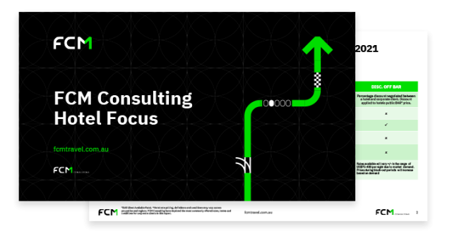 FCM Consulting Hotel Fees