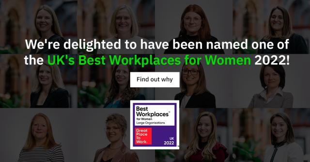 UK's best workplace for women 2022 